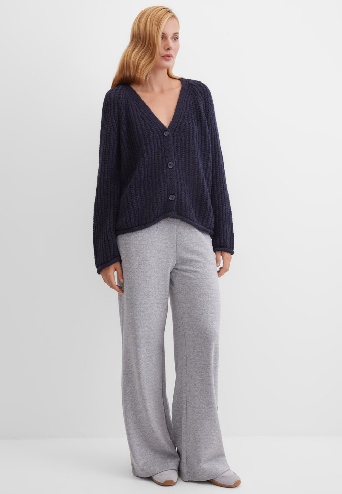 Кардиган крупной вязки