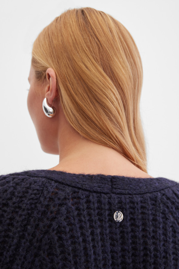 Кардиган крупной вязки