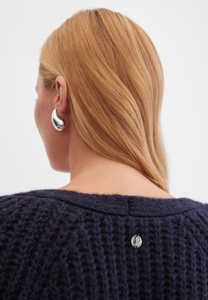 Кардиган крупной вязки