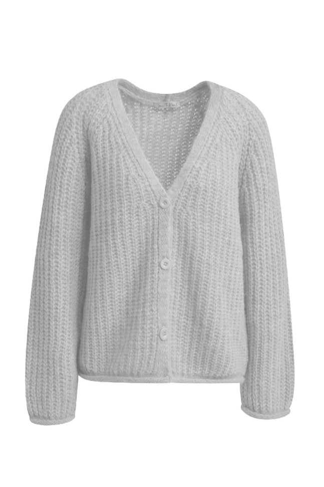 Кардиган крупной вязки