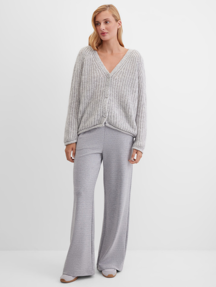 Кардиган крупной вязки