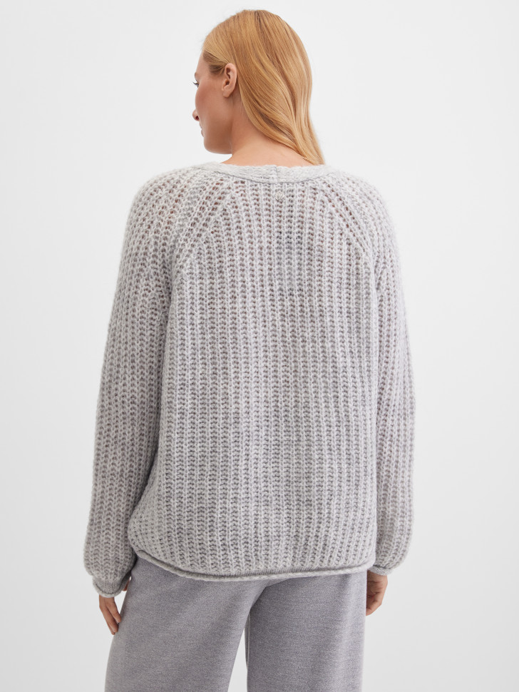 Кардиган крупной вязки