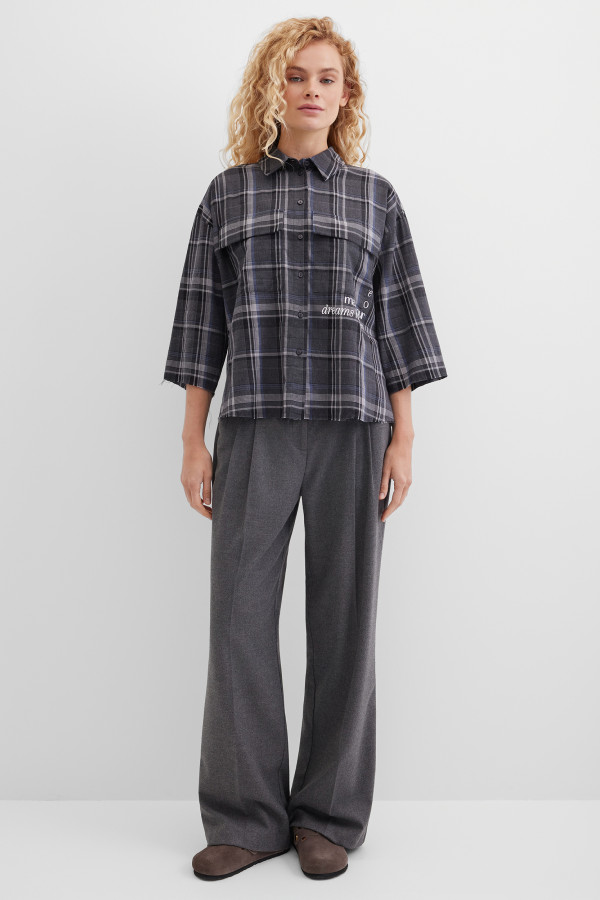 Рубашка в клетку