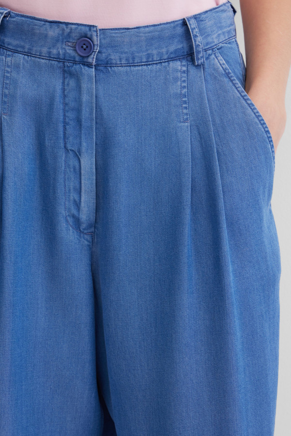 Брюки широкие