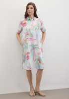 Платье-рубашка с коротким рукавом с принтом