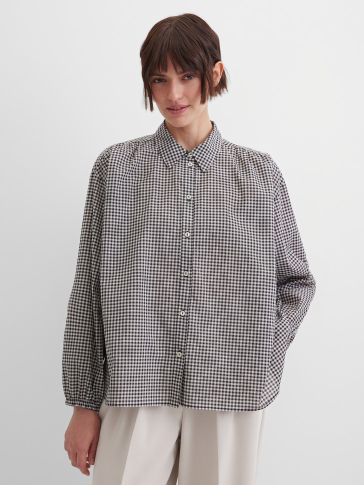 Блузка в клетку