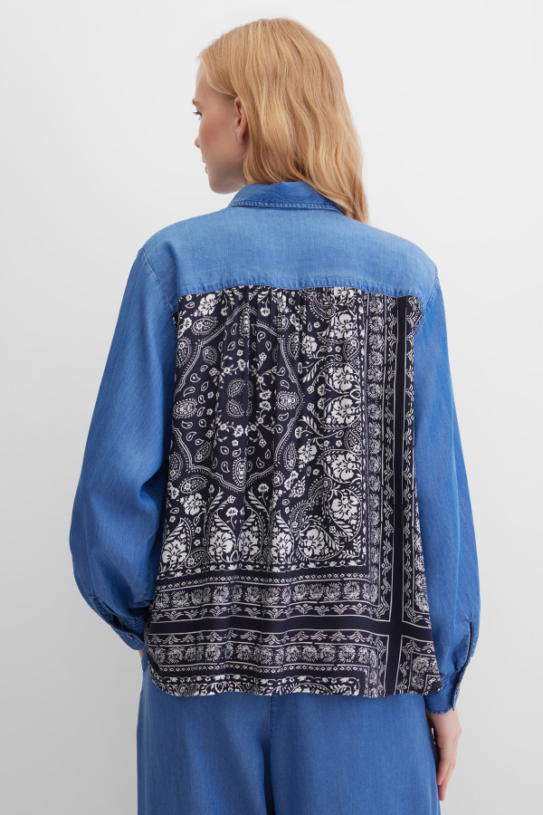 Блузка свободная