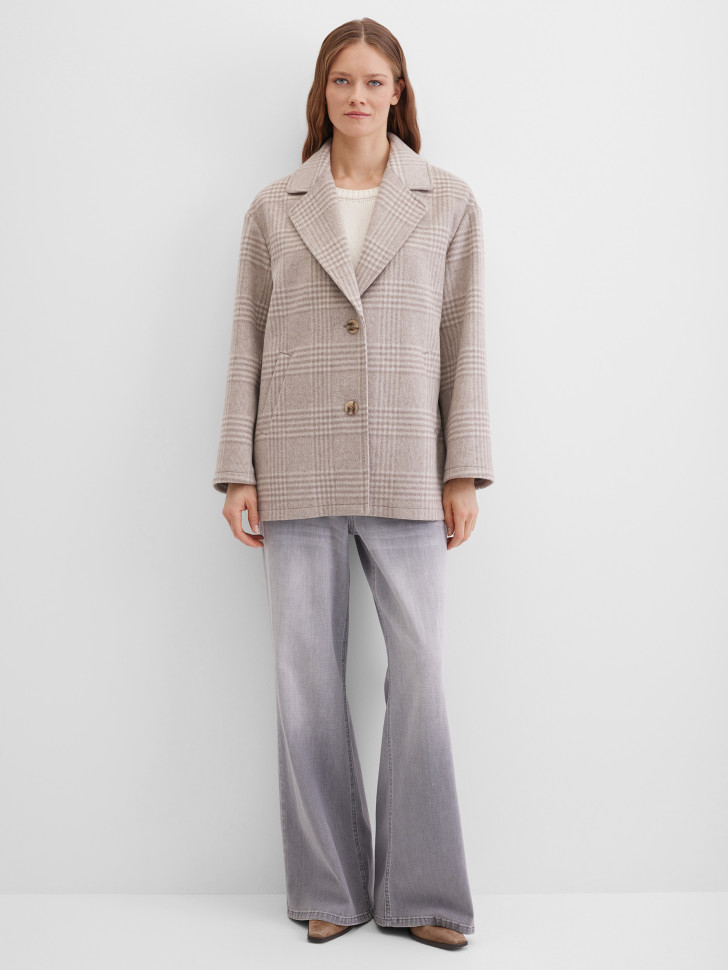 Полупальто однобортное