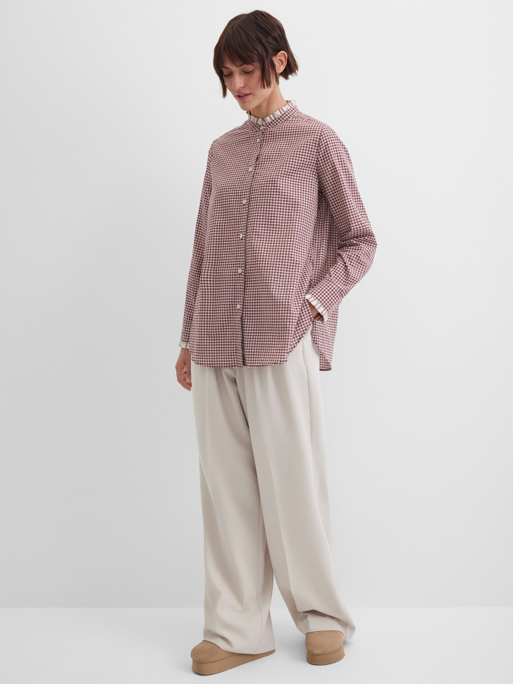 Блузка в клетку