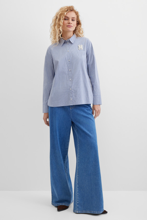 Рубашка в полоску