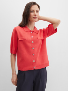 Кардиган с коротким рукавом