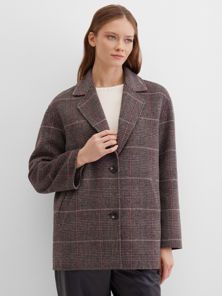 Полупальто однобортное