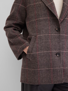 Полупальто однобортное