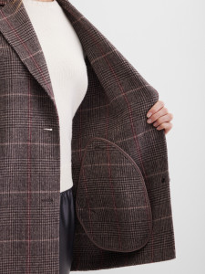 Полупальто однобортное