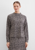 Джемпер с леопардовым принтом