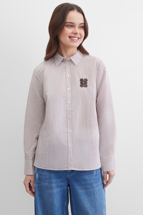 Рубашка в полоску