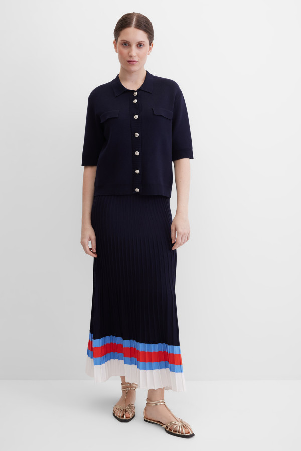 Кардиган с коротким рукавом