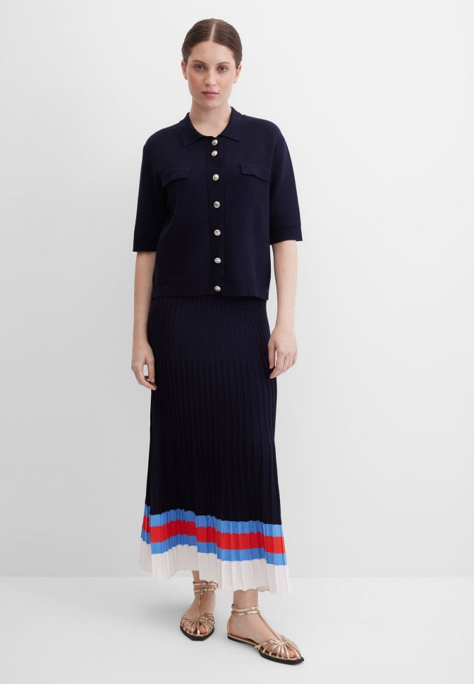 Кардиган с коротким рукавом