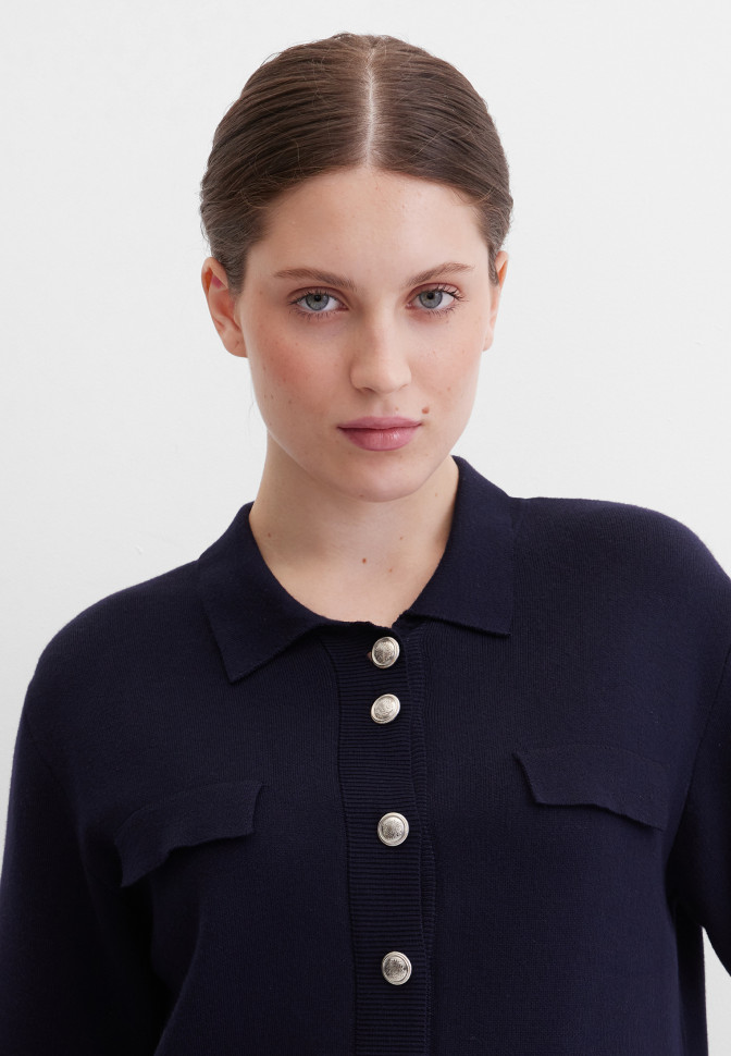 Кардиган с коротким рукавом