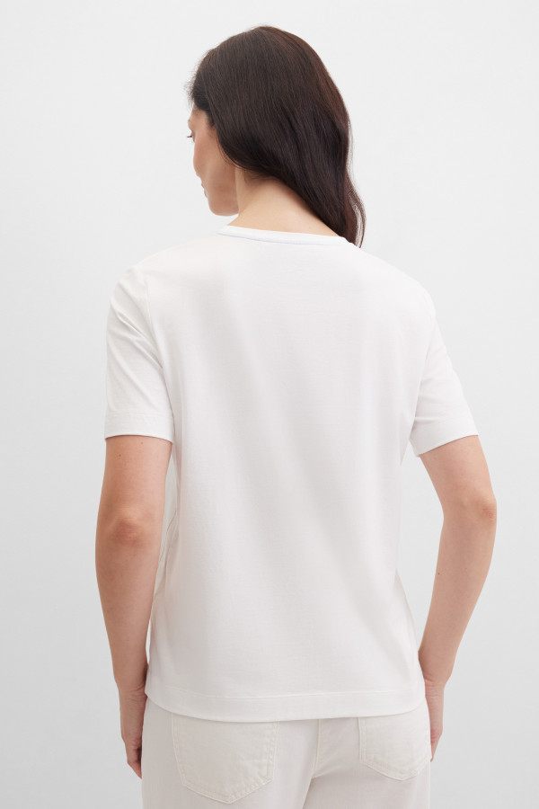 Футболка с цветочным принтом