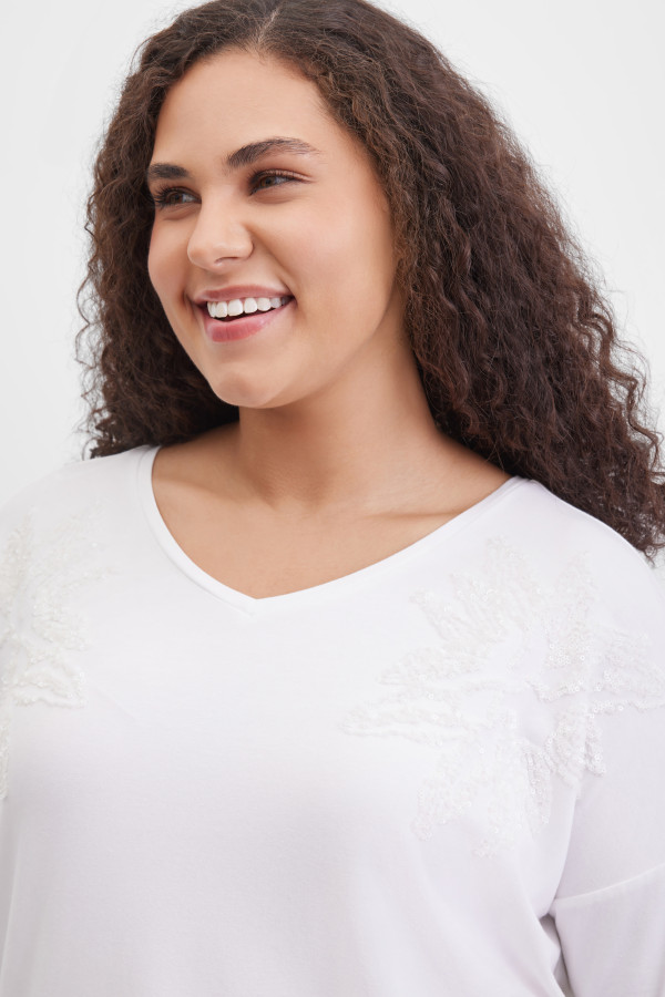 Лонгслив с пайетками