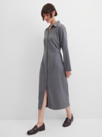 Платье-рубашка в полоску