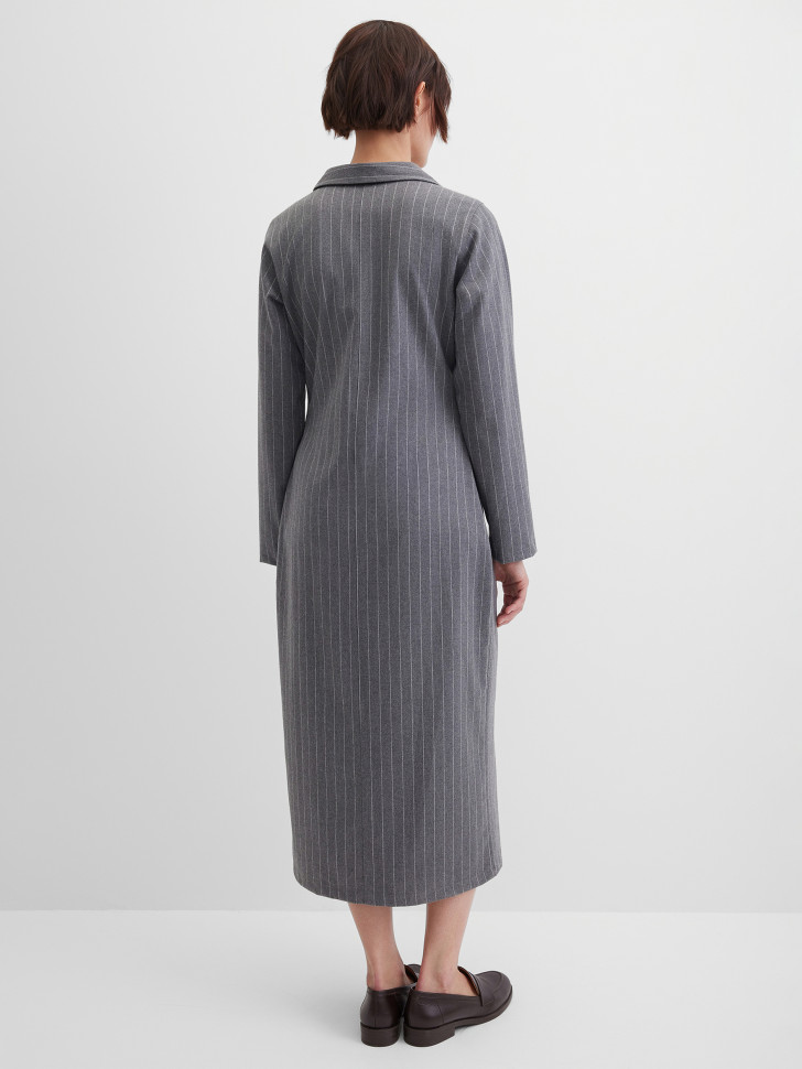 Платье-рубашка в полоску