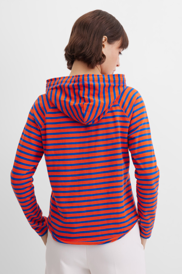 Лонгслив-худи с капюшоном