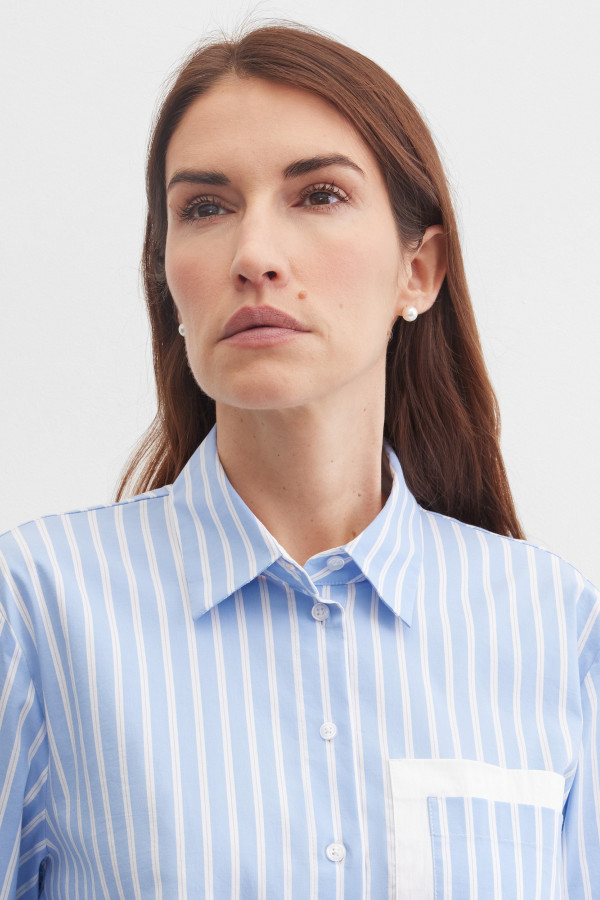 Рубашка в полоску