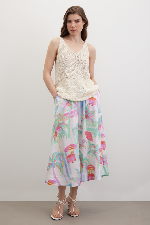 Топ вязаный фактурный