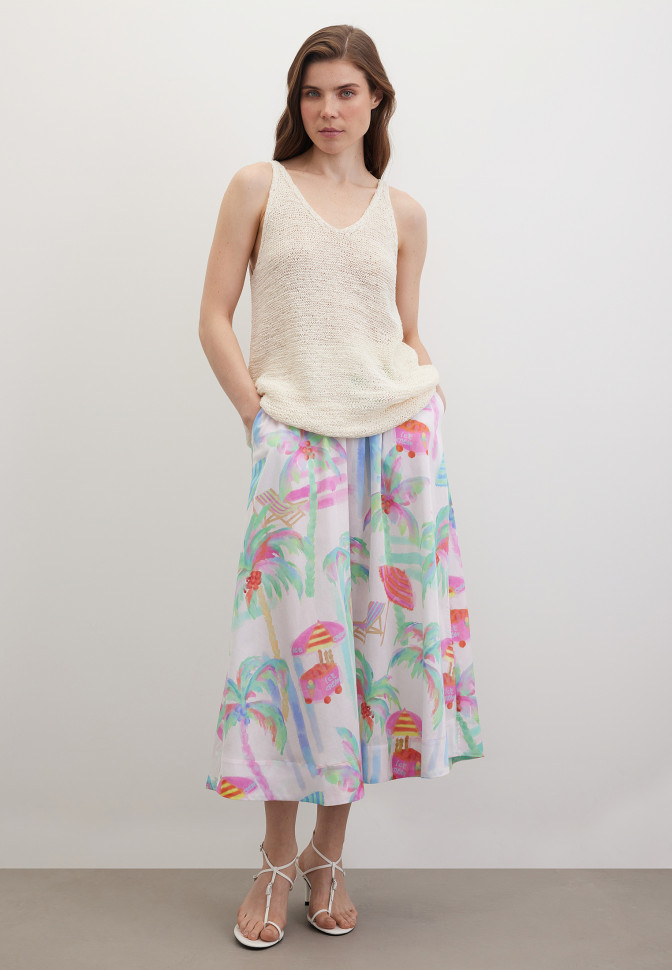 Топ вязаный фактурный