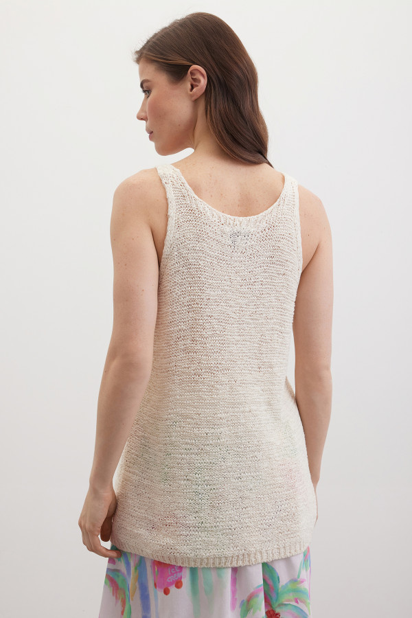 Топ вязаный фактурный