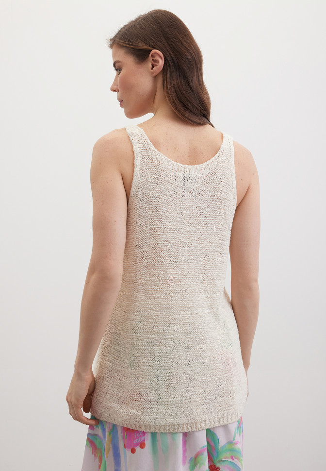 Топ вязаный фактурный