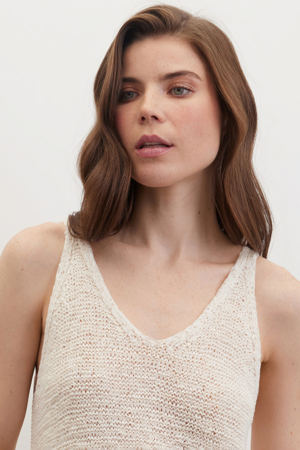 Топ вязаный фактурный