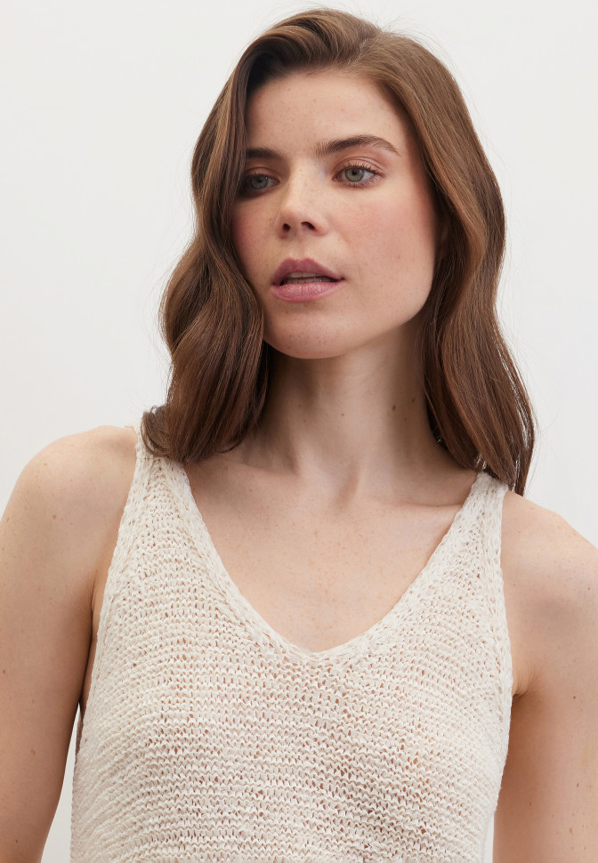 Топ вязаный фактурный