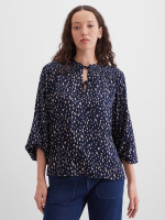 Блузка в горошек