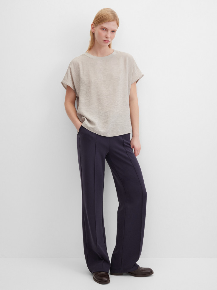 Блуза с жатым эффектом