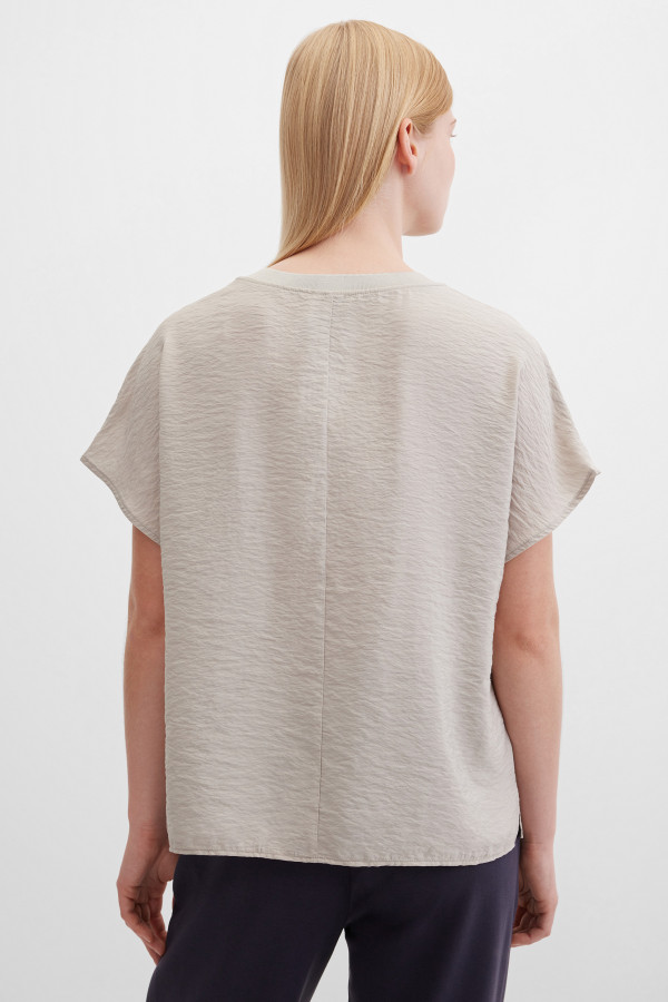 Блуза с жатым эффектом