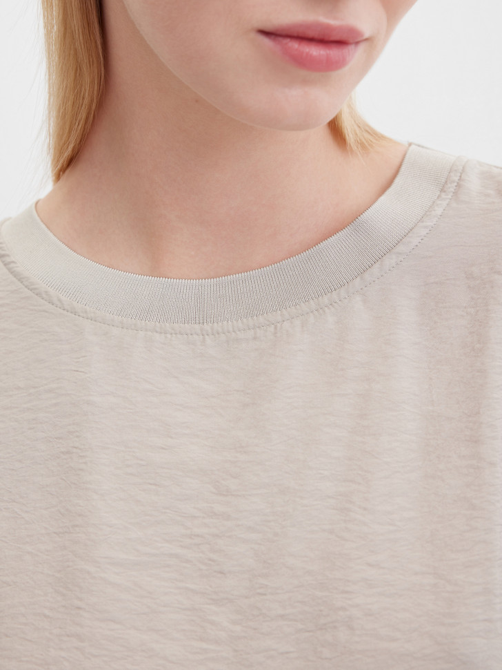 Блуза с жатым эффектом