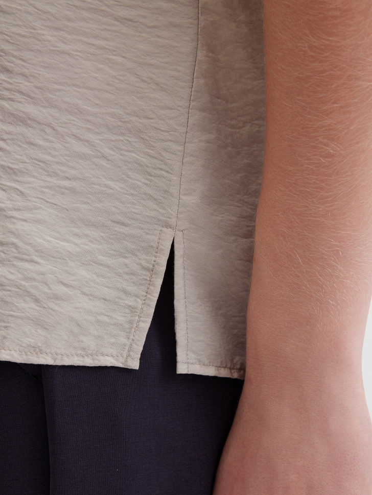 Блуза с жатым эффектом