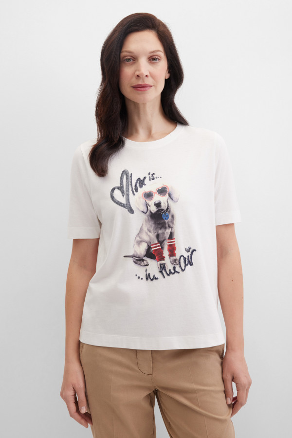 Футболка с принтом