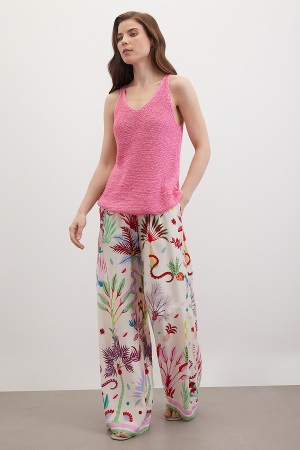 Топ вязаный фактурный