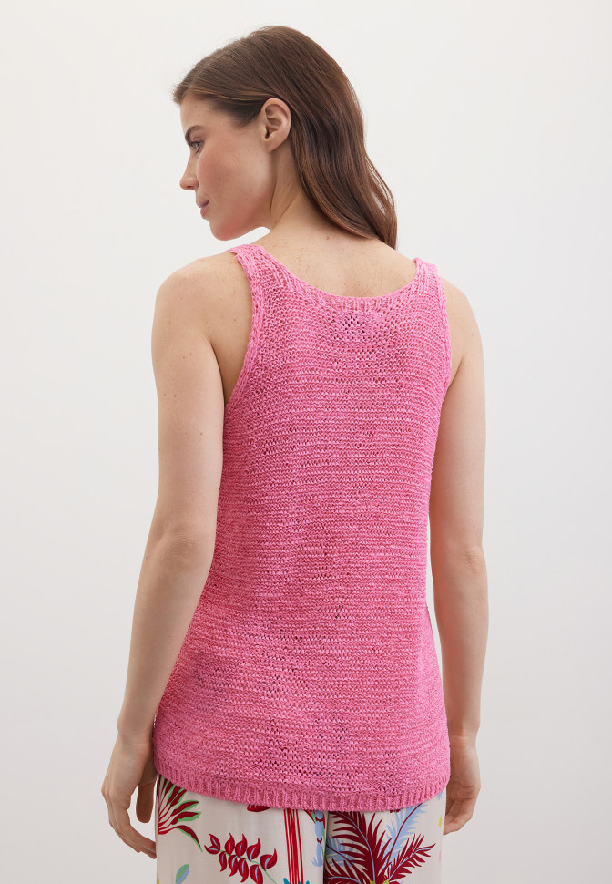 Топ вязаный фактурный