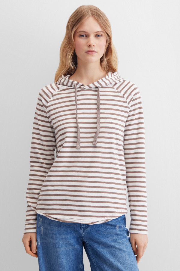 Лонгслив-худи с капюшоном