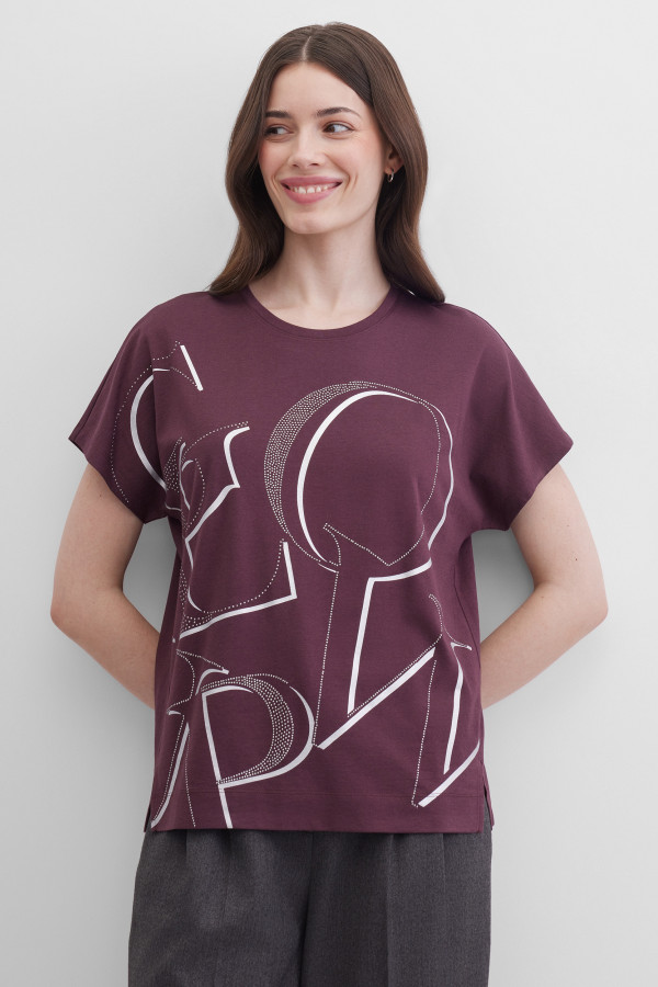 Футболка свободного кроя