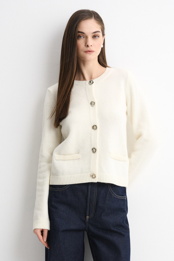 Кардиган вязаный