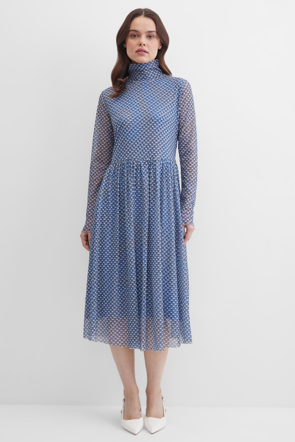 Платье из сетчатой ткани