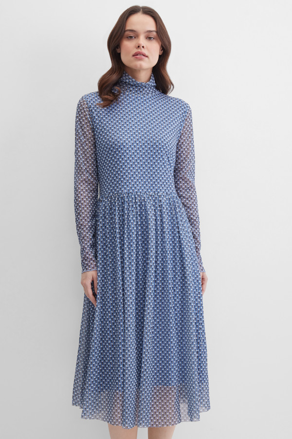 Платье из сетчатой ткани