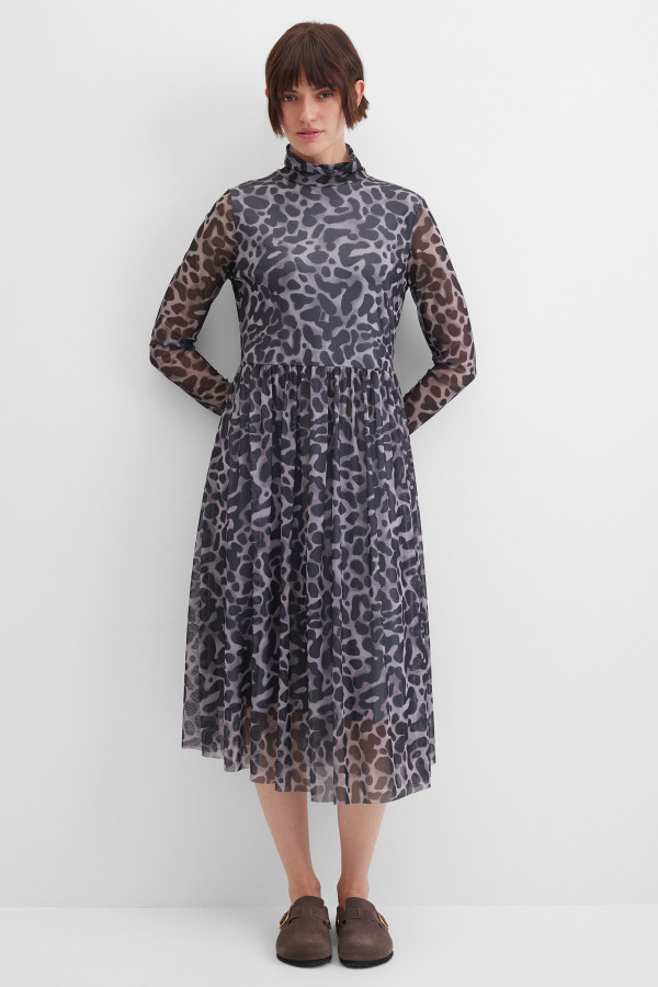 Платье из сетчатой ткани