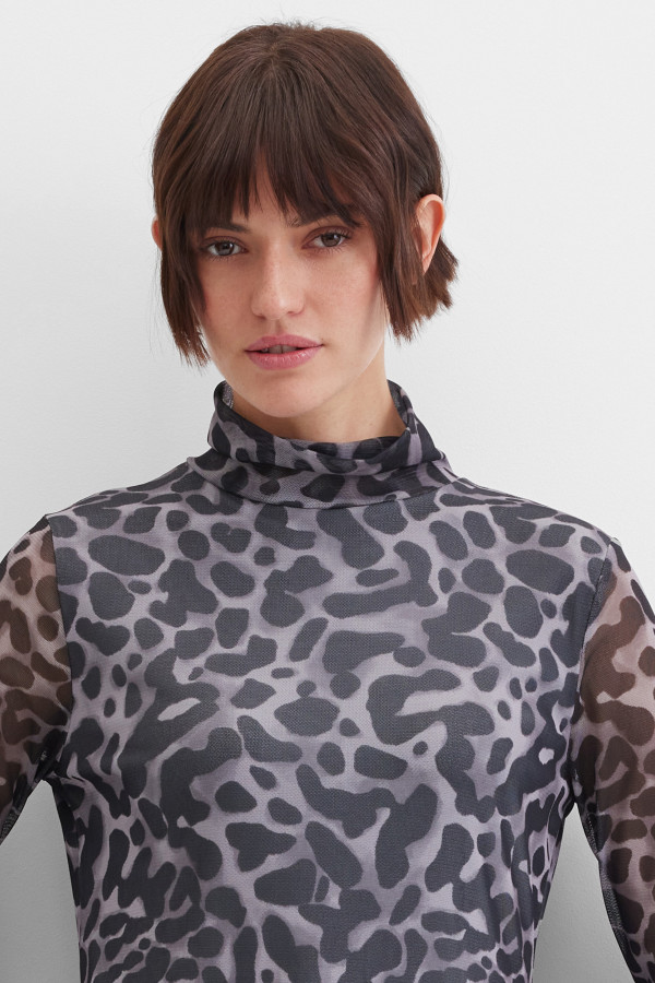 Платье из сетчатой ткани